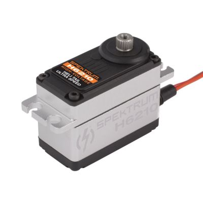 Servo H6210 HV digital ultra rapide, pour anti-couple h�lico, pignons m�tal - HORIZON HOBBY - R�f�rence: SPMSH6210