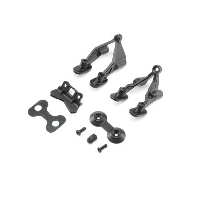 22 4.0 - Support et rondelles pour aileron arri�re - HORIZON HOBBY - R�f�rence: TLR231063