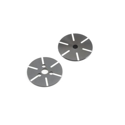 22-4 2.0 - Plateaux de slipper rainur�s (2) - HORIZON HOBBY - R�f�rence: TLR232043