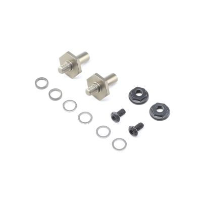 22 4.0 - Axe de roues avant, aluminium 1mm adj, hex 12mm - HORIZON HOBBY - R�f�rence: TLR232070