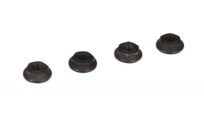 24 - Ecrous stri�s taille basse M4 (4) - HORIZON HOBBY - R�f�rence: TLR236001