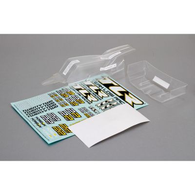 22 2.0 - Carrosserie type  Cab  transparente avec aileron et planche de d�coration - HORIZON HOBBY - R�f�rence: TLR330000