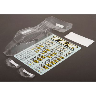 22 3.0 - Set carrosserie/aileron transparents avec autocollants, transmission basse - HORIZON HOBBY - R�f�rence: TLR330006