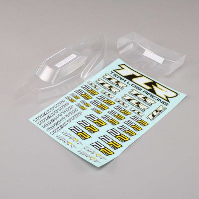 22 4.0 - Carrosserie ultra l�g�re & aileron transparent avec stickers - HORIZON HOBBY - R�f�rence: TLR330008