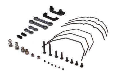 24 - Kit de barres anti-roulis avant et arri�re - HORIZON HOBBY - R�f�rence: TLR334006