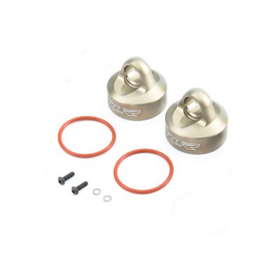 5T/Mini WRC - Bouchons d'amortisseurs en aluminium avec purge (2) - HORIZON HOBBY - R�f�rence: TLR353003