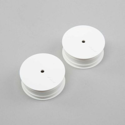 Front Wheel, Stiffezel, 12mm Hex, White(2): 22 4.0 - HORIZON HOBBY - R�f�rence: TLR43017