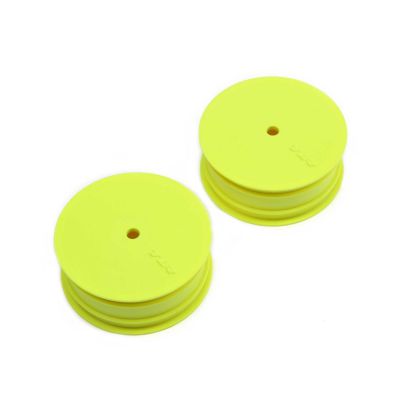 Front Wheel, Stiffezel, 12mm Hex, Yel (2): 22 4.0 - HORIZON HOBBY - R�f�rence: TLR43018