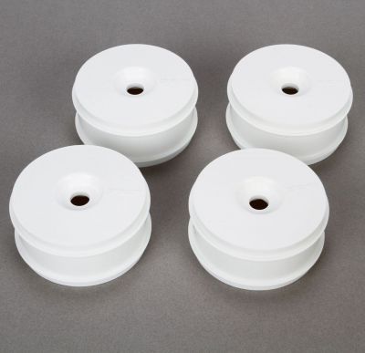 1/8 Buggy Dish Wheel, White (4): 8B 3.0 - HORIZON HOBBY - R�f�rence: TLR44001
