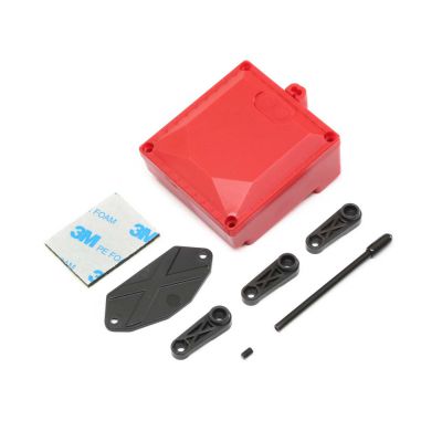 Fuel Cell/Receiver Box (Red) & Servo Arms: ASN - HORIZON HOBBY - R�f�rence: VTR231039