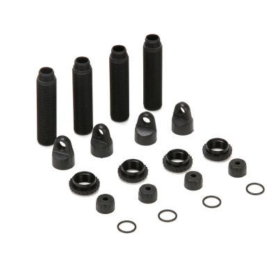 ASN - Corps d'mortisseur, bague de r�glage et bouchons inf et sup (4) - HORIZON HOBBY - R�f�rence: VTR233027