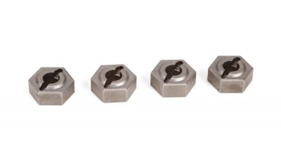 TWH - Hexagones de roues 12mm en m�tal - HORIZON HOBBY - R�f�rence: VTR332010