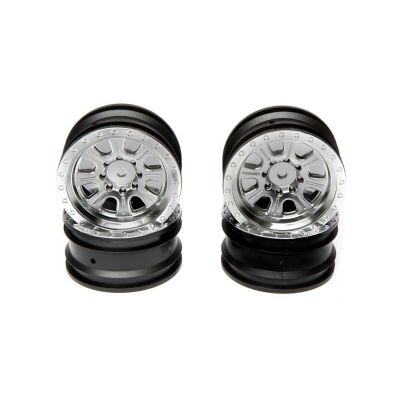 Wheel,Front&Rear,8 Spoke,1.9 , Satin (4): Ascender - HORIZON HOBBY - R�f�rence: VTR43042