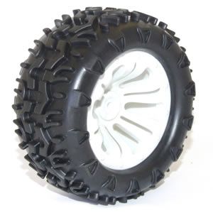 FTX CARNAGE MOUNTED WHEEL/TYRE