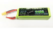 ACCU LIPO BLACK LITHIUM 2200 MAH 45C 2S