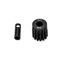 Pignon moteur 32dp ? 5 mm + Adaptateur 3,17mm Dents en Acier