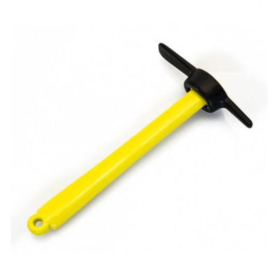 Pioche en m�tal Jaune