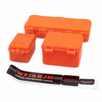 Set de 3 Valises de Protection - Orange