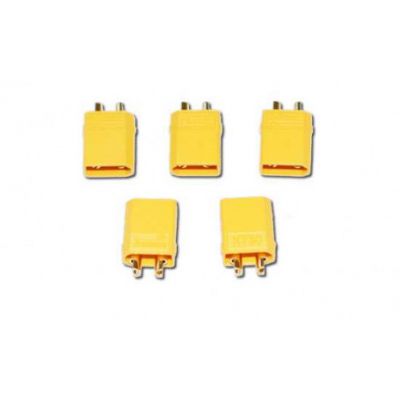 CONNECTEUR XT-30 M�LE OR (5 PCS)