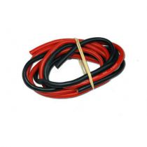 Fils silicone AWG9 6.63mm2 Rouge+Noir Longueur 1m