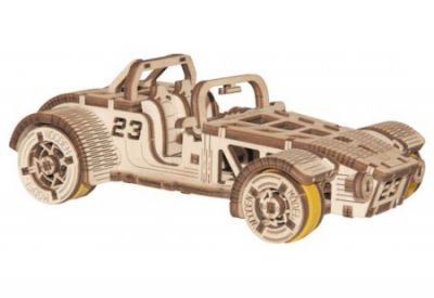 Roadster - Maquertte en bois � construire - PUZZLE 3D WOODEN CITY