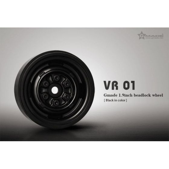 GMade Jantes VR01 Noir 1.9 BeadLock (x2) GM70104