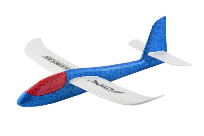 214291 - Planeur Fox lanc� main bleu/blanc/rouge Multiplex