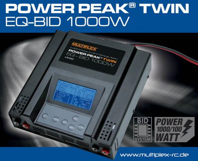308563 - Chargeur Power Peak twin EQ-BID 1000W Multiplex