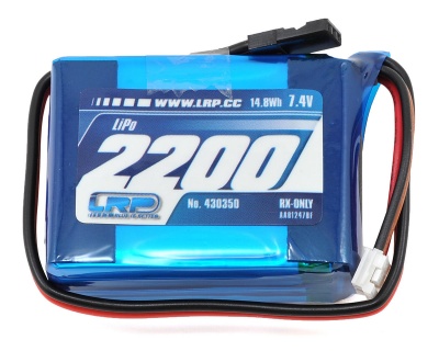 430350 LRP - Accu de r�ception RX Lipo 2200mah 7.4v