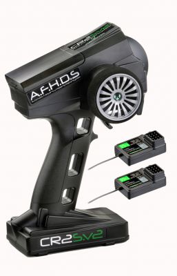 ABSIMA 2000101 - Radio 2 voies  CR2S.V2  2.4GHz avec 2 r�cepteurs R3FS inclus