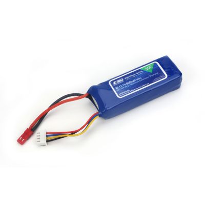 Accu Li-Po 800mAh 3S 11.1V 30C, 18AWG JST - HORIZON HOBBY - R�f�rence: EFLB8003SJ30