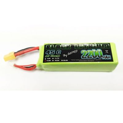 Accu LIPO pour appareil radiocommand� Accu LiPo Black Lithium 2200mAh 45C 4S  Z03L9220340