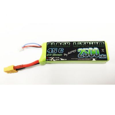 Accu LIPO pour appareil radiocommand� Accu LiPo Black Lithium 2500mAh 45C 2S z03l9250320
