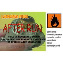 AFTER RUN - Huile de remontage anti-corrosion (Bidon de 250 ml)