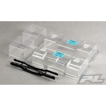 AILERON PROLINE 1/8TH TRIFECTA LEXAN CLEAR WING (2 WINGS/1 WICKER)