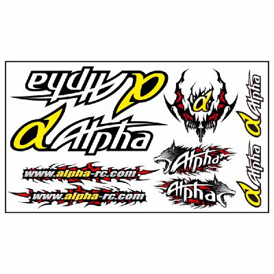 Autocollant Alpha Plus
