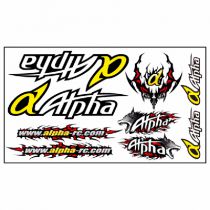 Autocollant Alpha Plus