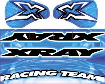 Autocollants d\'aileron XRAY Bleu