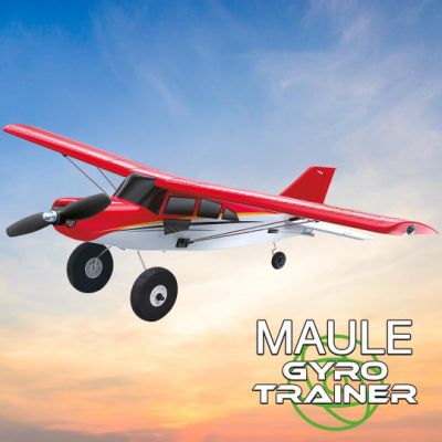 Avion �lectrique radiocommand� MAULE GYRO TRAINER rouge Mode 1 RTF Z7062001 