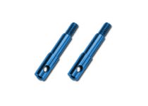 AXES DE ROUES AVANT 7075-T6 ALU ANODISES BLEU (GAUCHE ET DROIT) (2)