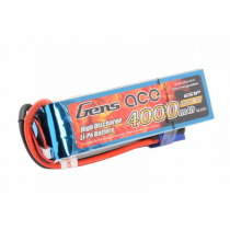 B-45C-4000-6S1P - Batterie Gens ace lipo 6S 22.2V 4000mAh 45C prise EC5