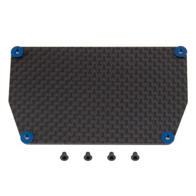 B6/B6.1 Carbon chassis plate - AS91754 - Pi�ce d�tach�e Team Associated
