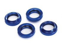 BAGUE DE RESSORT REGLABLE ALU ANODISEES BLEU - TRX7767 - TRAXXAS