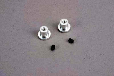 BAGUES DE FIXATION D\'AILERON (2) + VIS (2)