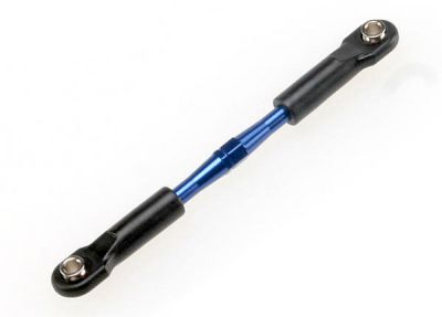 BIELLETTE ALU DE CARROSSAGE ARRIERE 49MM ANODISEES BLEU + ROTULES (1)