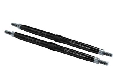 BIELLETTES AVANT ALU 7075-T6 ANODISEES NOIR 112MM (2) POUR MAXX