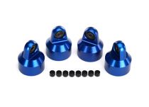 BOUCHONS D\'AMORTISSEUR GTX ALU ANODISES BLEU - TRX7764A - TRAXXAS