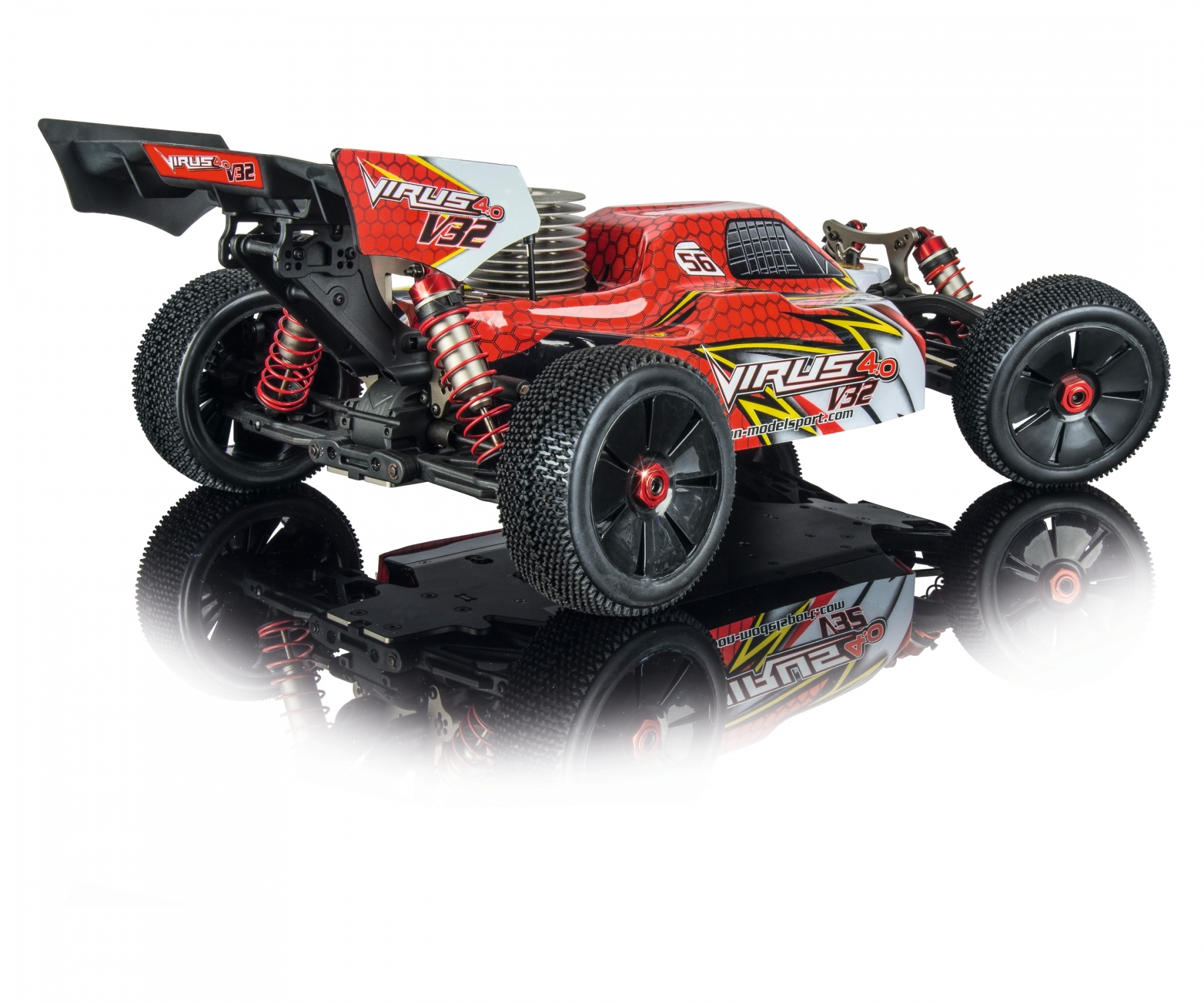 Buggy Virus 4.0 Pro V32 4WD Thermique RTR - 1/8 - CARSON 500204033