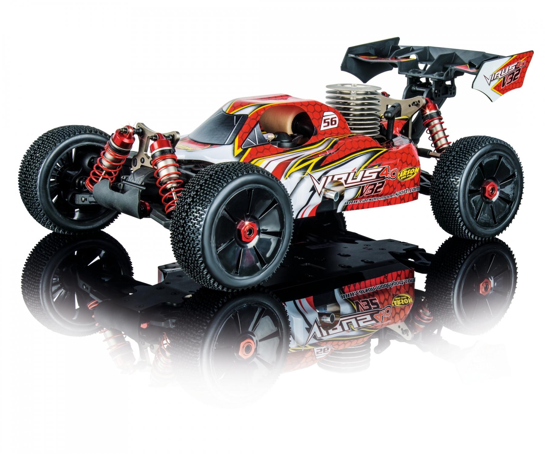 Buggy Virus 4.0 Pro V32 4WD Thermique RTR - 1/8 - CARSON 500204033