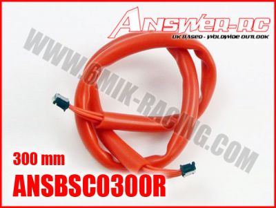 Cable silicone pour moteur Brushless sensor 300 mm ANSWER RC